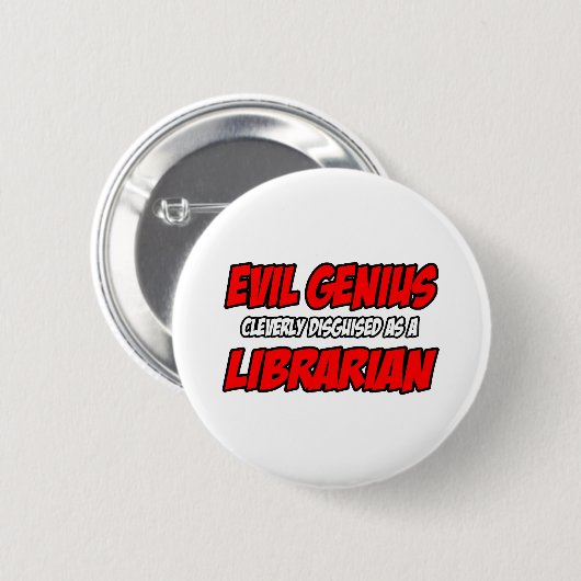 Evil Genius... Button (Vorne & Hinten)