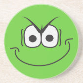 Evil Genius Face Green Untersetzer (Vorne)