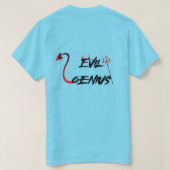 Evil Genius Men's Basic T - Shirt (Design Rückseite)