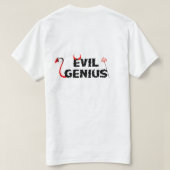 Evil Genius T - Shirt (Design Rückseite)