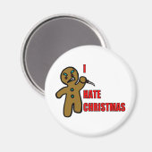 Evil Gingerbread Man Magnet (Vorderseite/Rückseite)