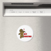 Evil Gingerbread Man Magnet (In Situ (Geschirrspüler))