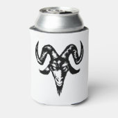 Evil Goat Head (schwarz) Dosenkühler (Kanne Rückseite)