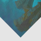 Evil Gothic Hexe Gleuch Augen - Spuk Halloween Seidenpapier (Ausschnitt)