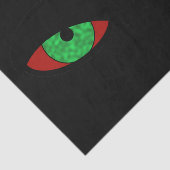 Evil Green Eyes Seidenpapier (Ausschnitt)