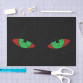 Evil Green Eyes Seidenpapier (Handwerk)