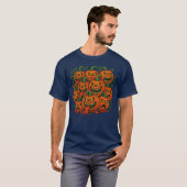 Evil Grin Pumpkin Horde T-Shirt (Vorne ganz)