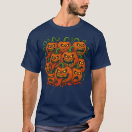 Evil Grin Pumpkin Horde T-Shirt