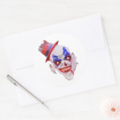 Evil Halloween Clown Face Stickers (Umschlag)