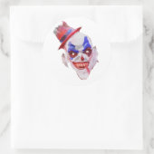 Evil Halloween Clown Face Stickers (Tasche)