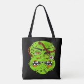 Evil Halloween Monster Reversible Creepy Tasche (Rückseite)