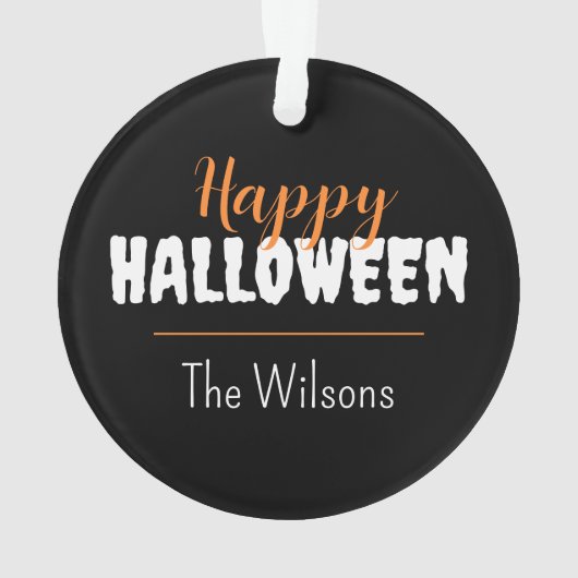 Evil Horror Gingerbread Man Face Tree Ornament (Rückseite)