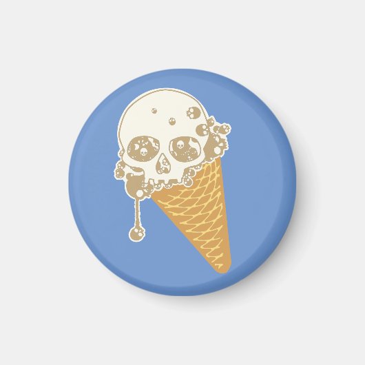 Evil Ice Cream Cone Magnet (Vorne)
