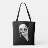 Evil Ice Cream Cone Tasche (Rückseite)