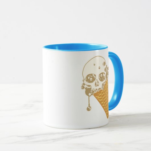 Evil Ice Cream Cone Tasse (VorderseiteRechts)