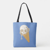 Evil Ice Creme Cone Tote Bag Tasche (Rückseite)