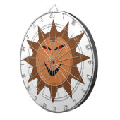 Evil Igel Kawaii Goth Halloween Dart Board Dartscheibe (Vorderseite rechts)