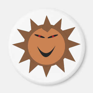 Evil Igel Kawaii Goth Halloween Magnet