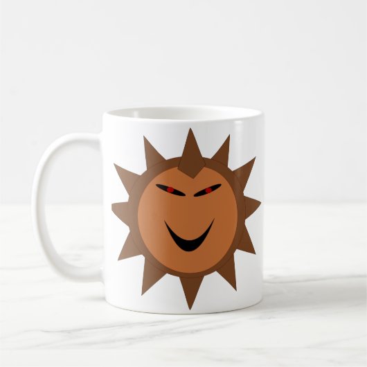 Evil Igel Kawaii Goth Halloween Tasse (Links)