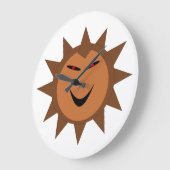 Evil Igel Kawaii Goth Halloween Wall Clock Große Wanduhr (Winkel)