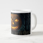 Evil Jack O'Lantern Jumbo-Tasse (Vorderseite Rechts)