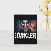 Evil Jonkler Halloween Karte (Gelbe Blume)