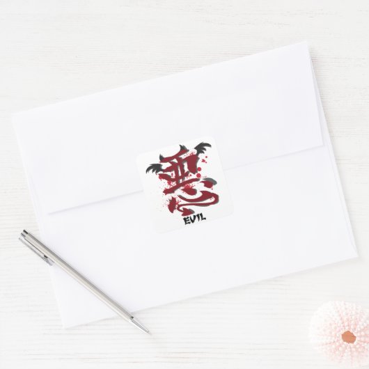 Evil Kanji Stickers (Umschlag)
