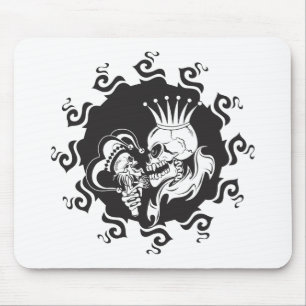 Evil King Skull Mousepad