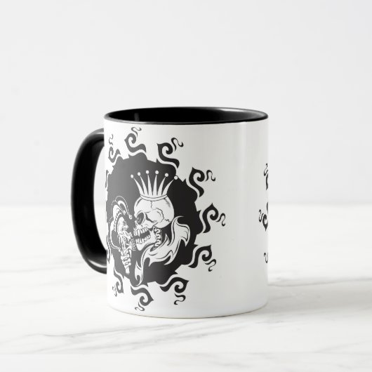 Evil King Skull Tasse (Vorderseite Links)