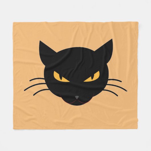 Evil Kitty Fleecedecke (Vorderseite (Horizontal))