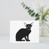 Evil Kitty Postkarte (Stehend Vorderseite)