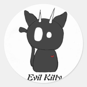 Evil Kitty Stickers