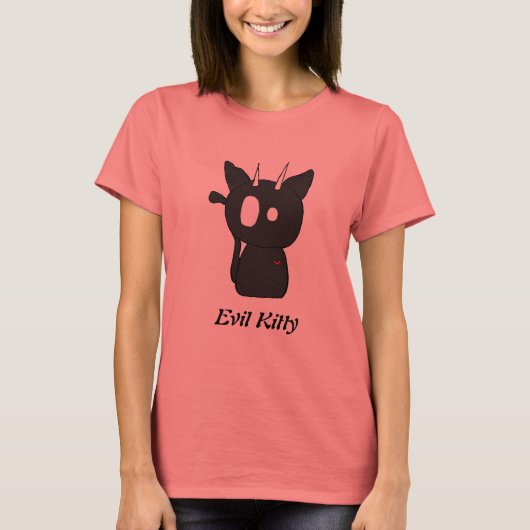 Evil Kitty T Shirt (Vorderseite)