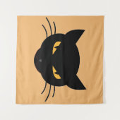Evil Kitty Wandteppich (Vorderseite (Horizontal))