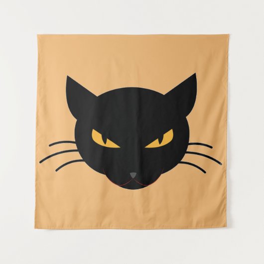 Evil Kitty Wandteppich (Vorderseite)