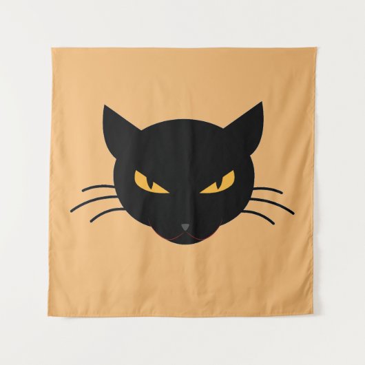 Evil Kitty Wandteppich (Vorderseite)