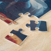 Evil Koch Clown Melting Pizza Beängstigend Skeleto Puzzle (Seite)