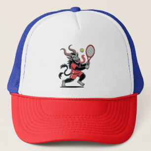 Evil Krampus Tennis Weihnachtssport Truckerkappe