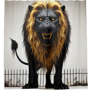 Evil Lion Duschvorhang