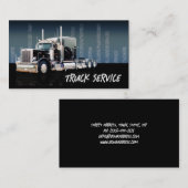 Evil Modern Truck Service Card Visitenkarte (Vorne/Hinten)