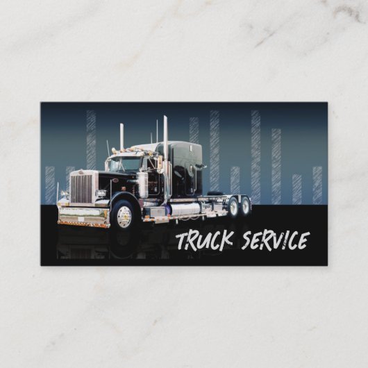 Evil Modern Truck Service Card Visitenkarte (Vorderseite)
