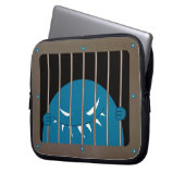 Evil Monster Character Kingpin Jail Gothic Laptopschutzhülle (Vorderseite Links)
