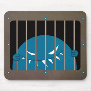 Evil Monster Character Kingpin Jail Gothic Mousepad