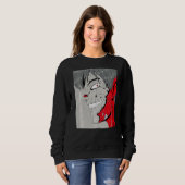 Evil Monster Graphic Demon Devil Harajuku Sweatshirt (Vorne ganz)