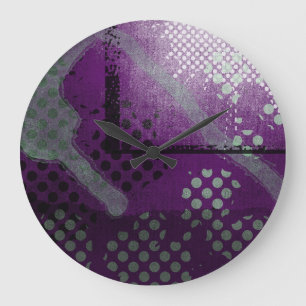 Evil Moon Round Steampunk Wall Clock Große Wanduhr
