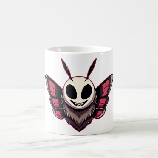 Evil Moth - Mothman Cryptid Kaffeetasse (Mittel)