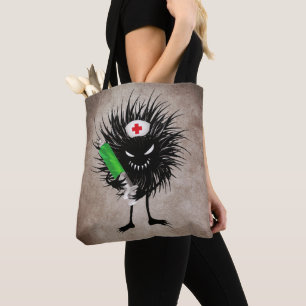 Evil Nurse Monster Art - Gotischer Cartoon mit Syr Tasche