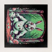 Evil Oaster Bunny Horror Puzzle (Horizontal)