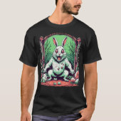 Evil Oaster Bunny Horror T-Shirt (Vorderseite)