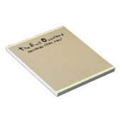 Evil Overlord Notepad Notizblock (angewinkelt)